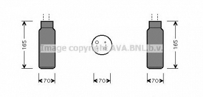 AVA QUALITY COOLING hdd115 -  Осушитель, кондиционер